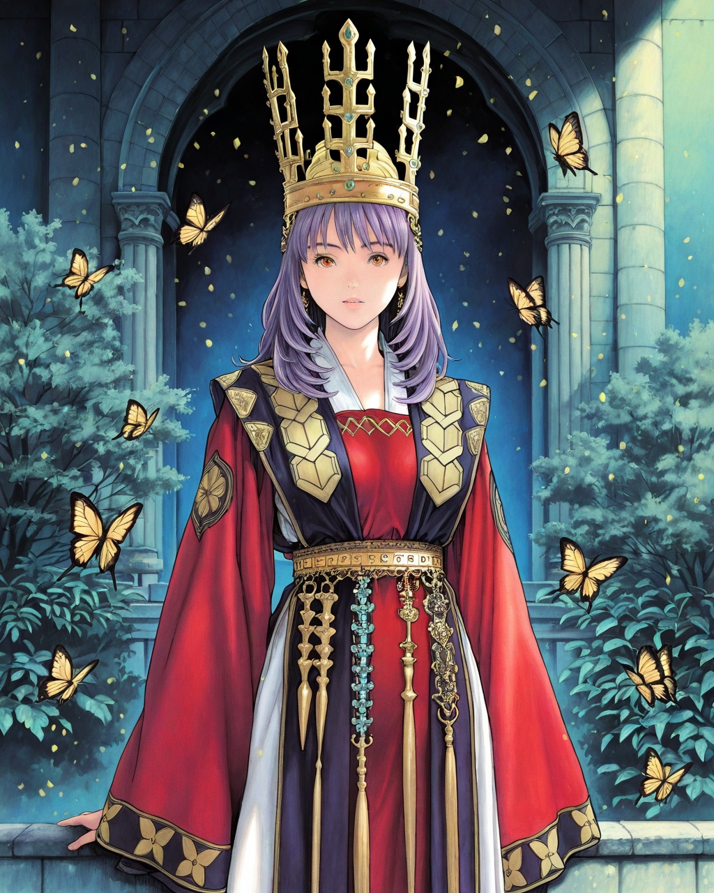 1girl,  sillacr crown,  solo on Tensor.Art