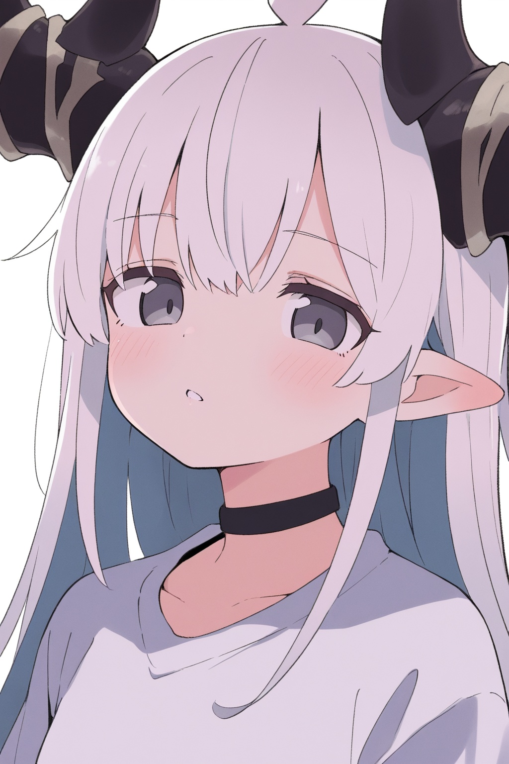 1girl,  solo,  horns on Tensor.Art