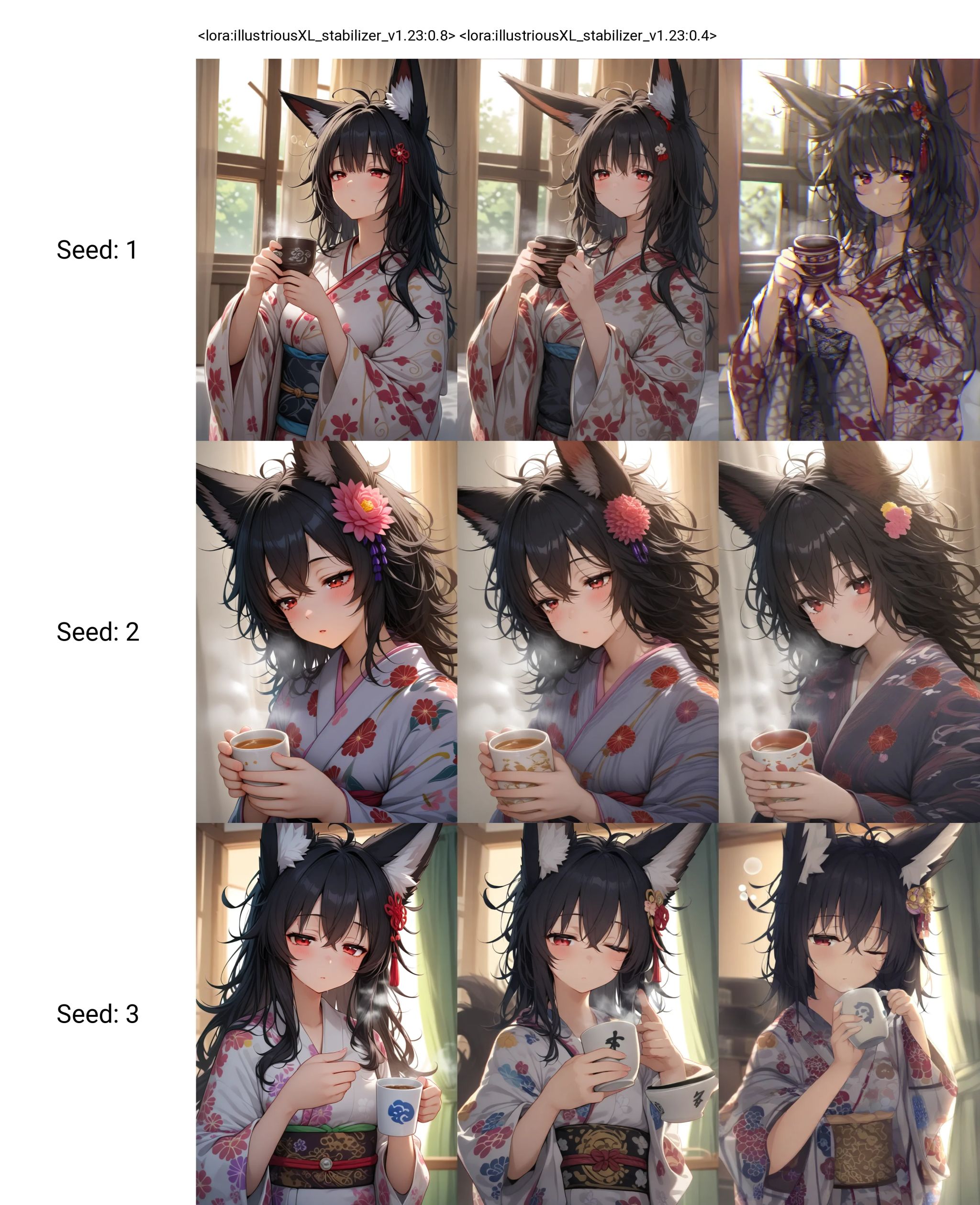 1girl,  fox girl,  fox ears on Tensor.Art