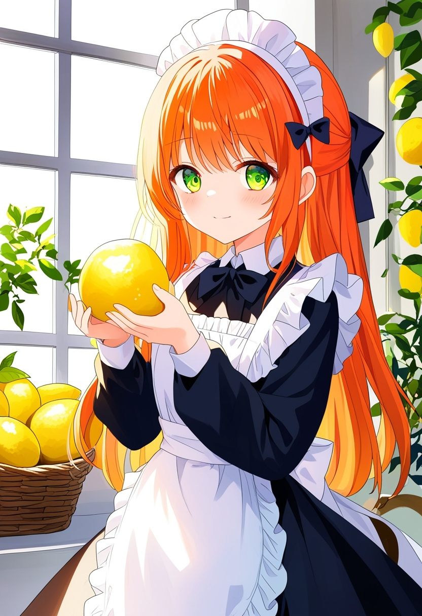 1girl,  indoors,  fruit on Tensor.Art
