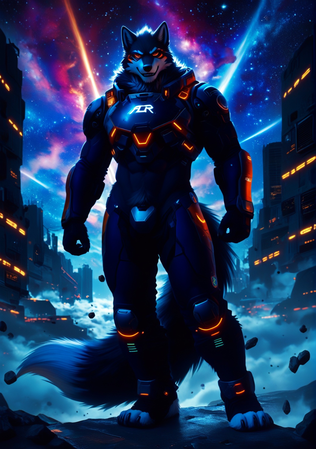 Fursuit,  Anthro Furry intensify,  FN dream world on Tensor.Art
