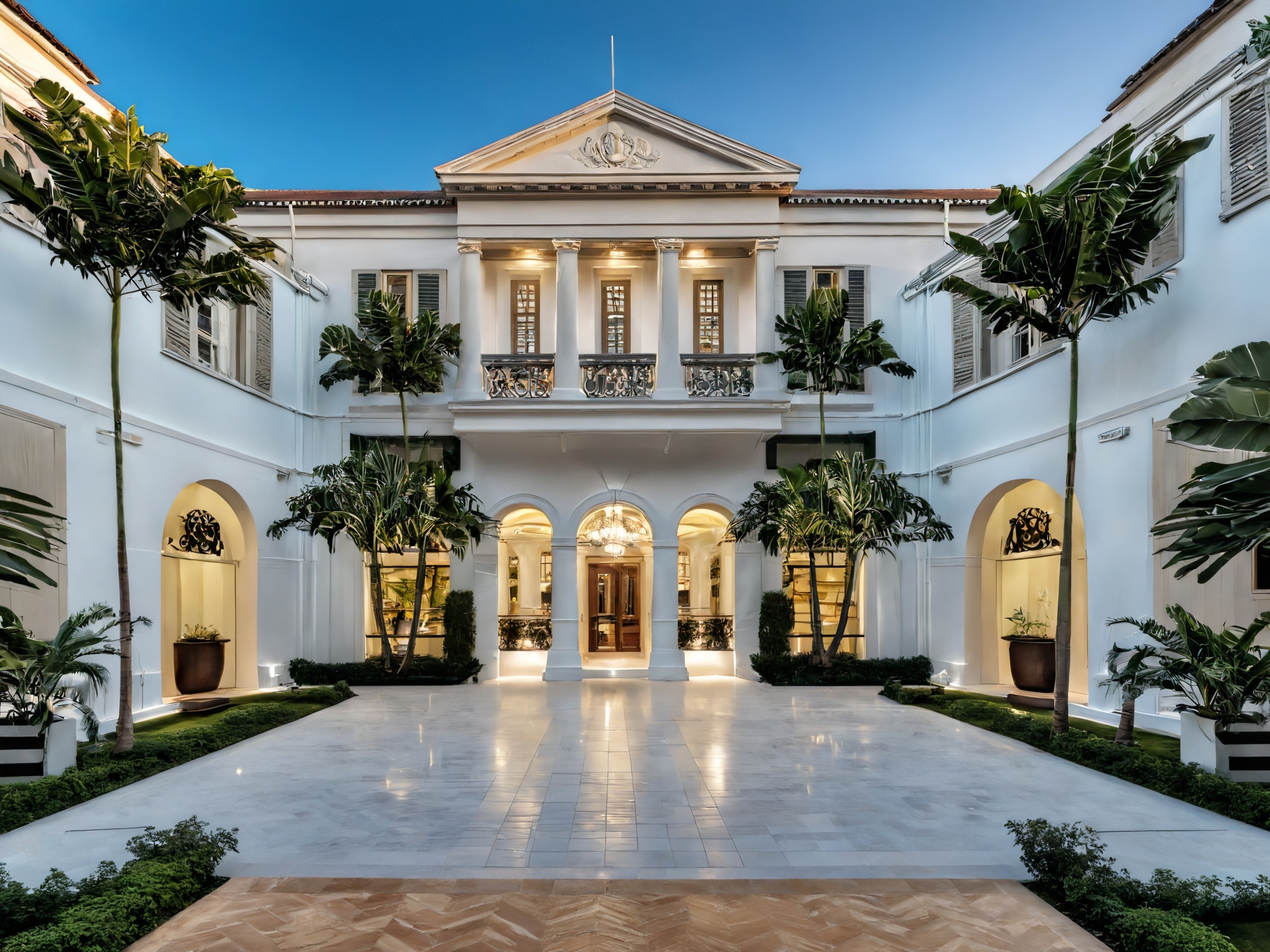 ((British Colonial Architecture)),  (masterpiece) ,  ((best quality)) on Tensor.Art