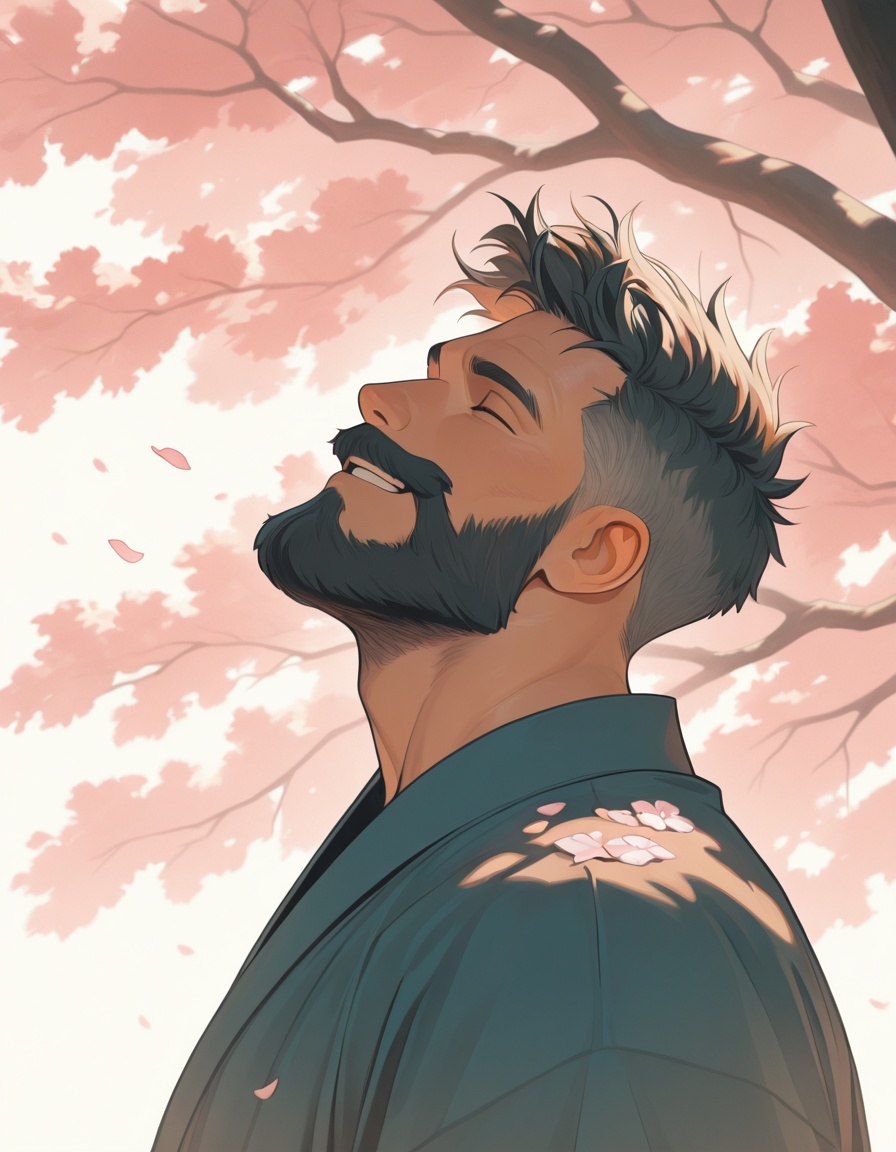 1boy,  solo,  beard on Tensor.Art