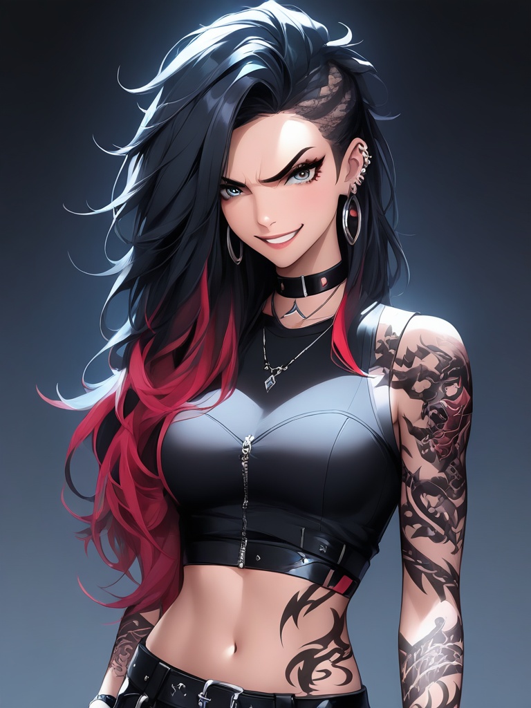 angry,  1girl,  solo on Tensor.Art