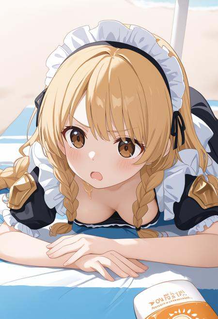 1girl,  solo,  medium breasts on Tensor.Art