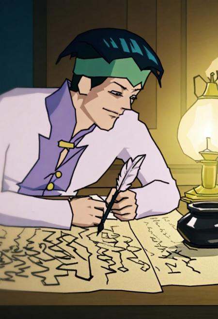 (Rohan kishibe),  writtenpeak,  sidelighting on Tensor.Art
