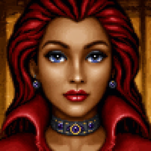 Fanart HoMM2 style portrait of a sorceress. on Tensor.Art