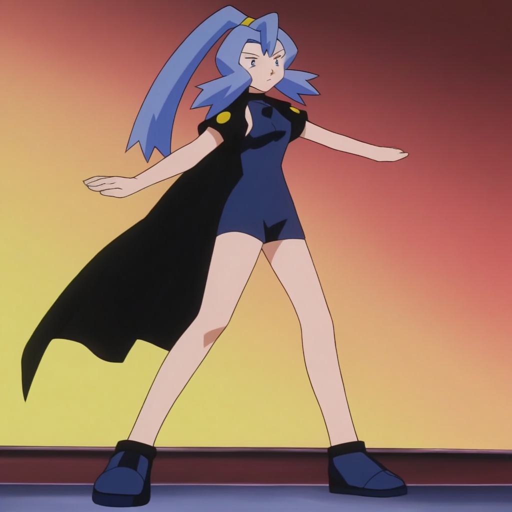 PKMNClair,  1girl,  blue hair on Tensor.Art