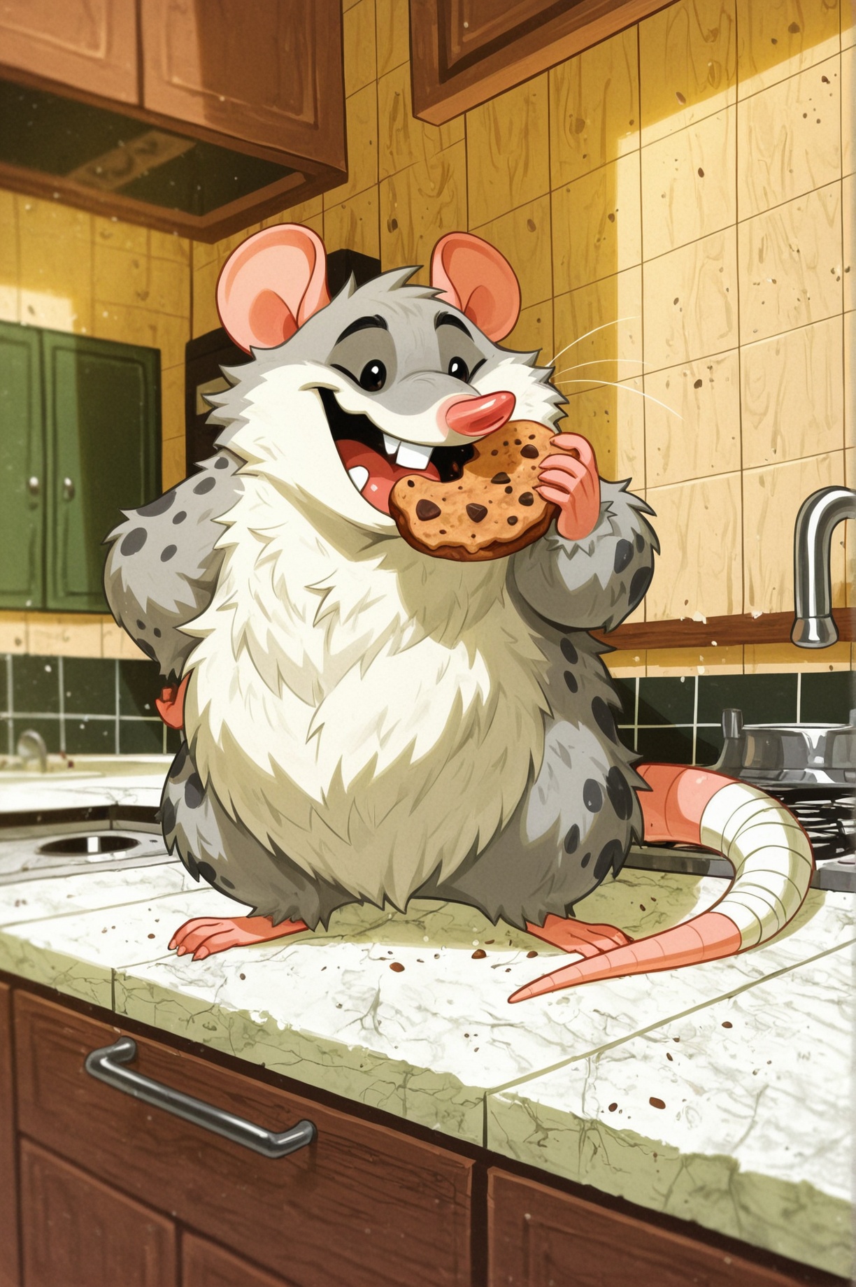 Solo,  fat rat,  Anthro on Tensor.Art