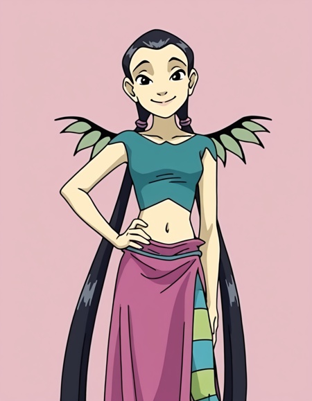 haylin,  long hair,  twintails on Tensor.Art