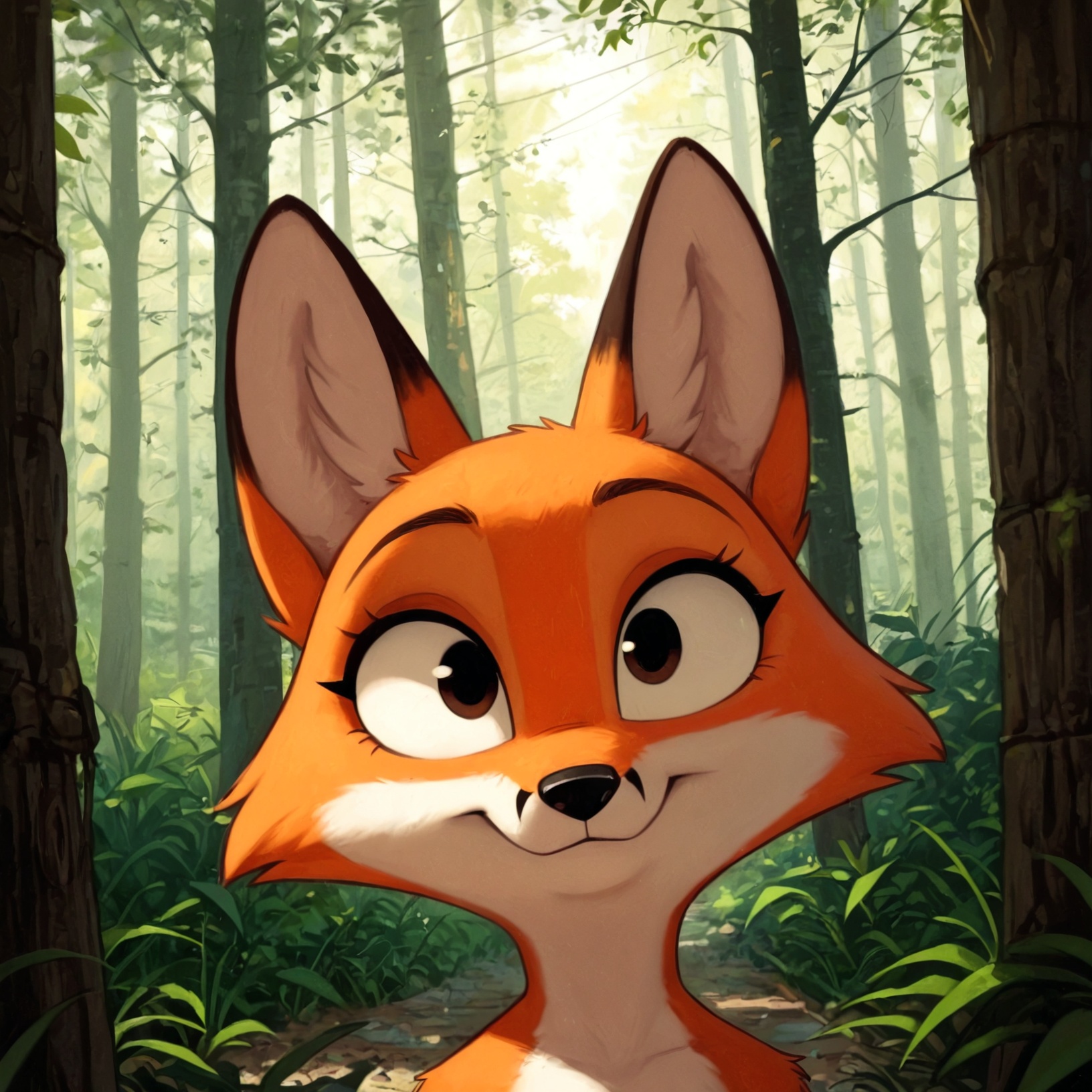toon \(style\),  fox,  female on Tensor.Art