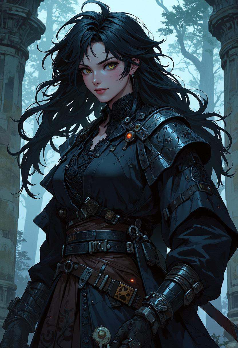 anime,  Yennefer on Tensor.Art