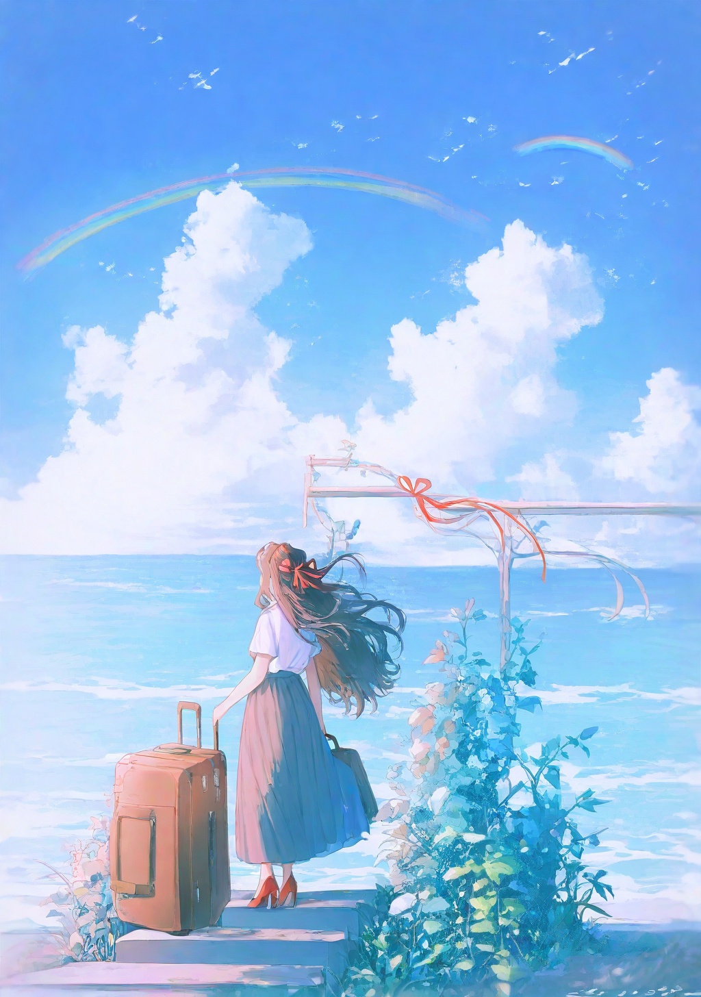 1girl,  solo,  outdoors on Tensor.Art