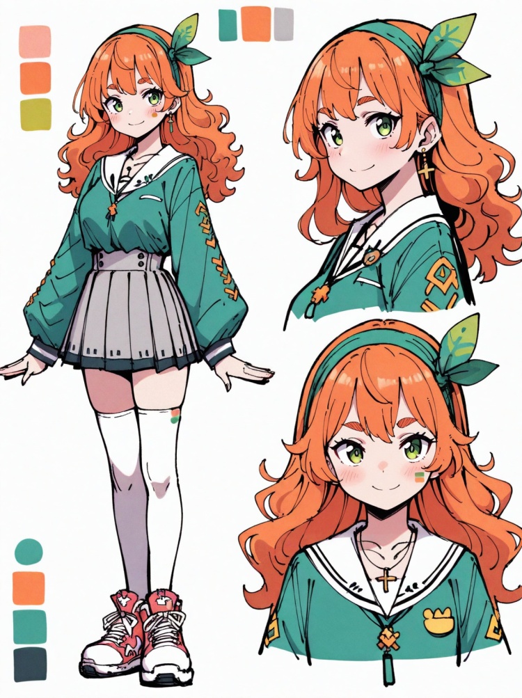 Character Design Sheet - by YeiyeiArt by user_813113420520887738 on Tensor.Art