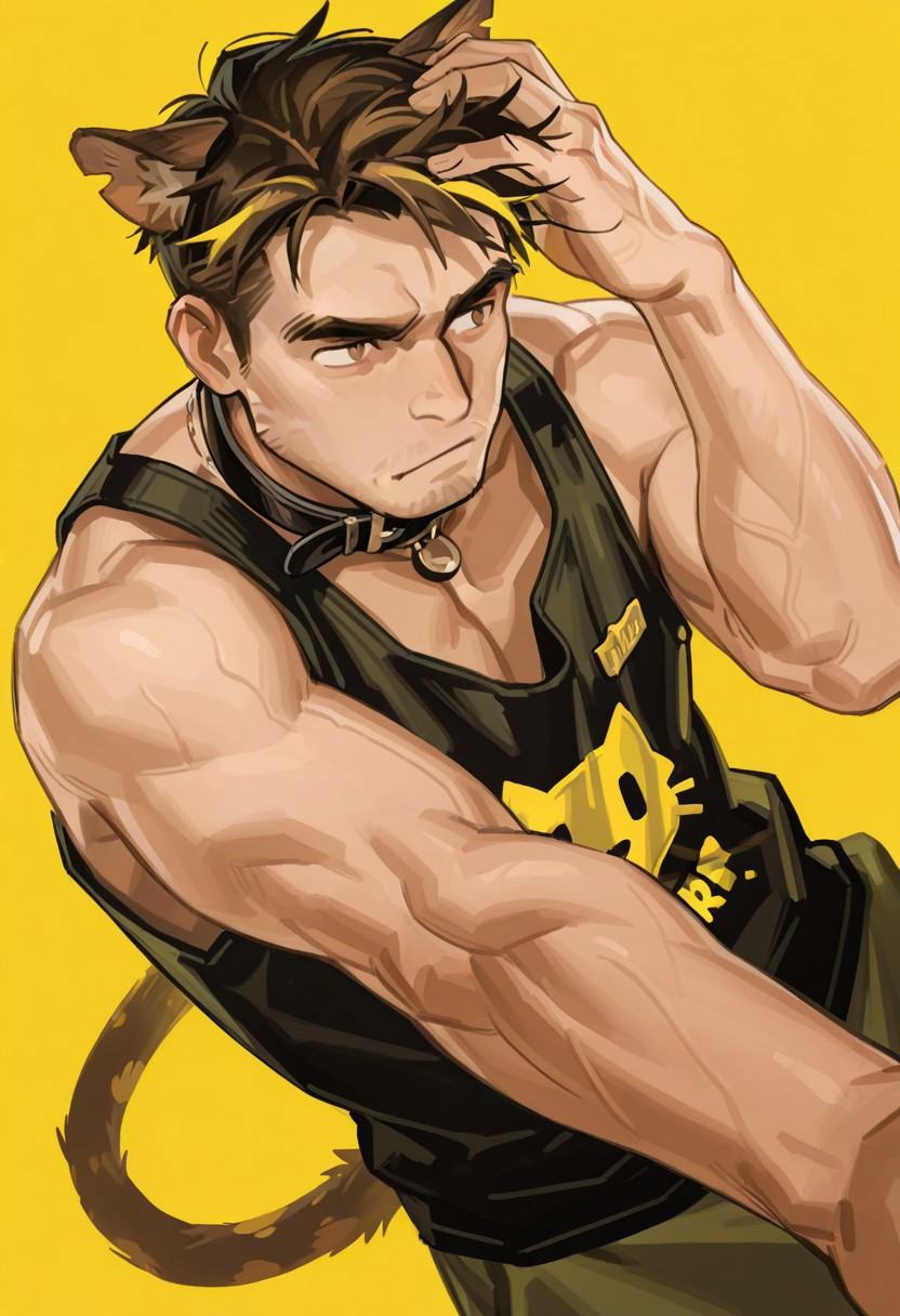 hima0jin,  ferd-researcher,  short hair on Tensor.Art