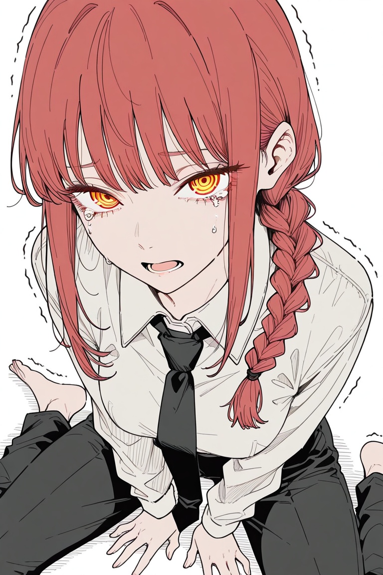 1girl,  makima (chainsaw man),  solo on Tensor.Art