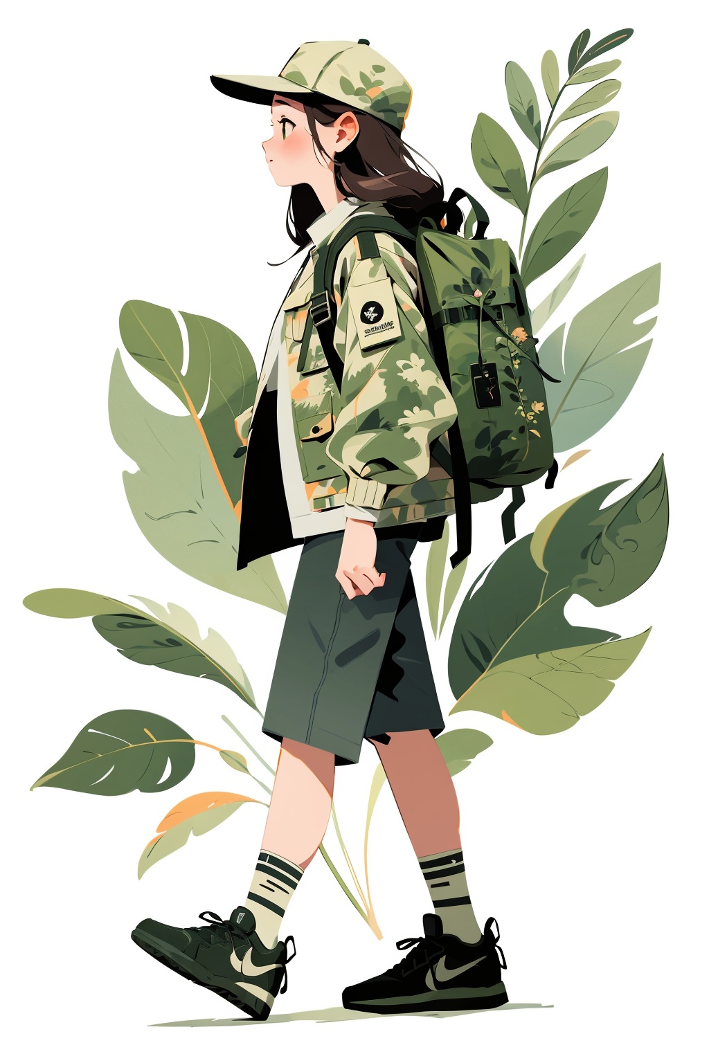 1girl,  solo,  long hair on Tensor.Art