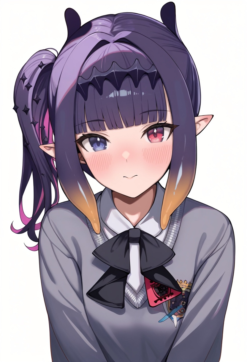 1girl,  ninomae ina'nis,  ninomae ina'nis \(school uniform\) on Tensor.Art