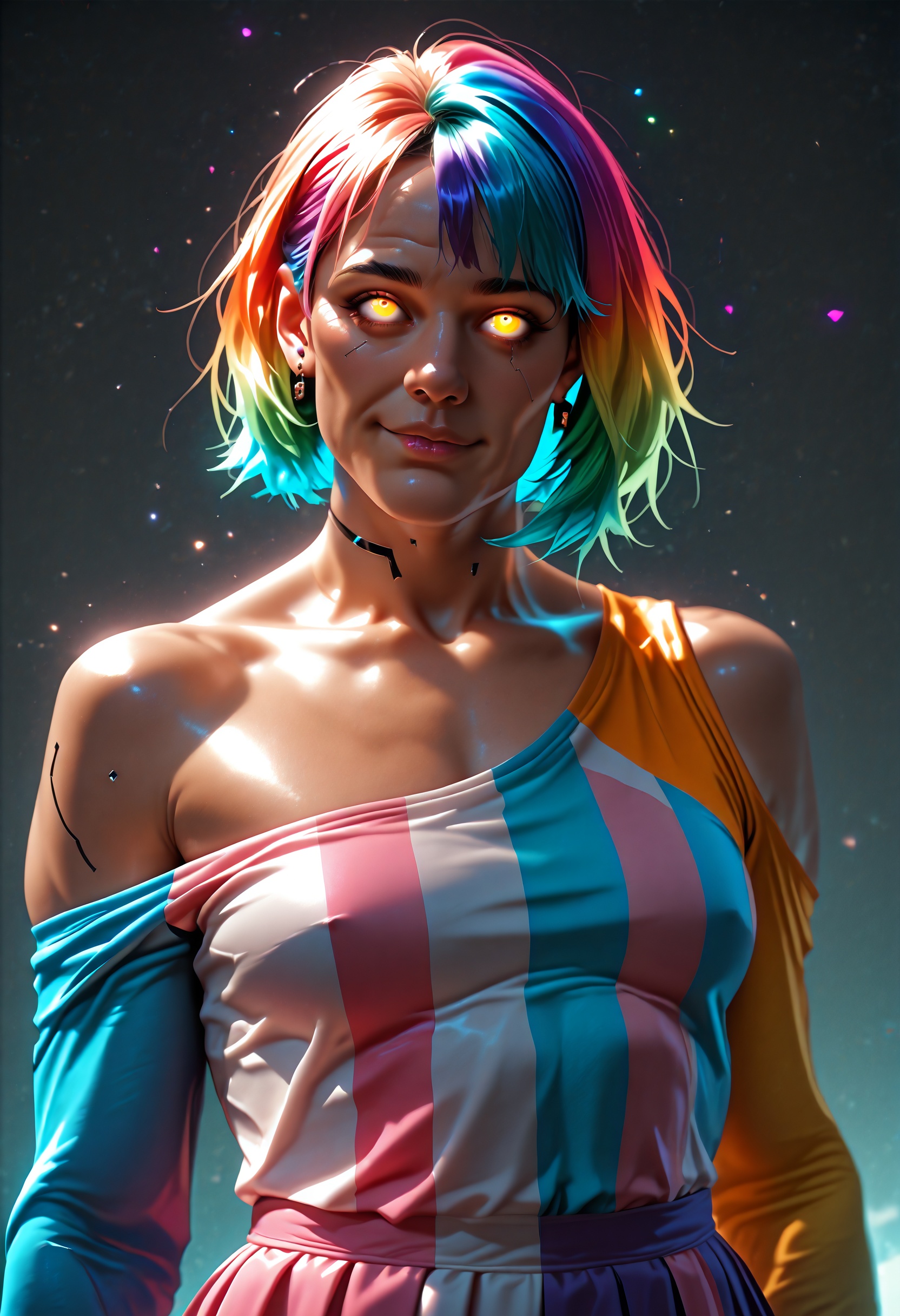 **THE BEST HAIR**,  ink vachina,  cyberpunk on Tensor.Art