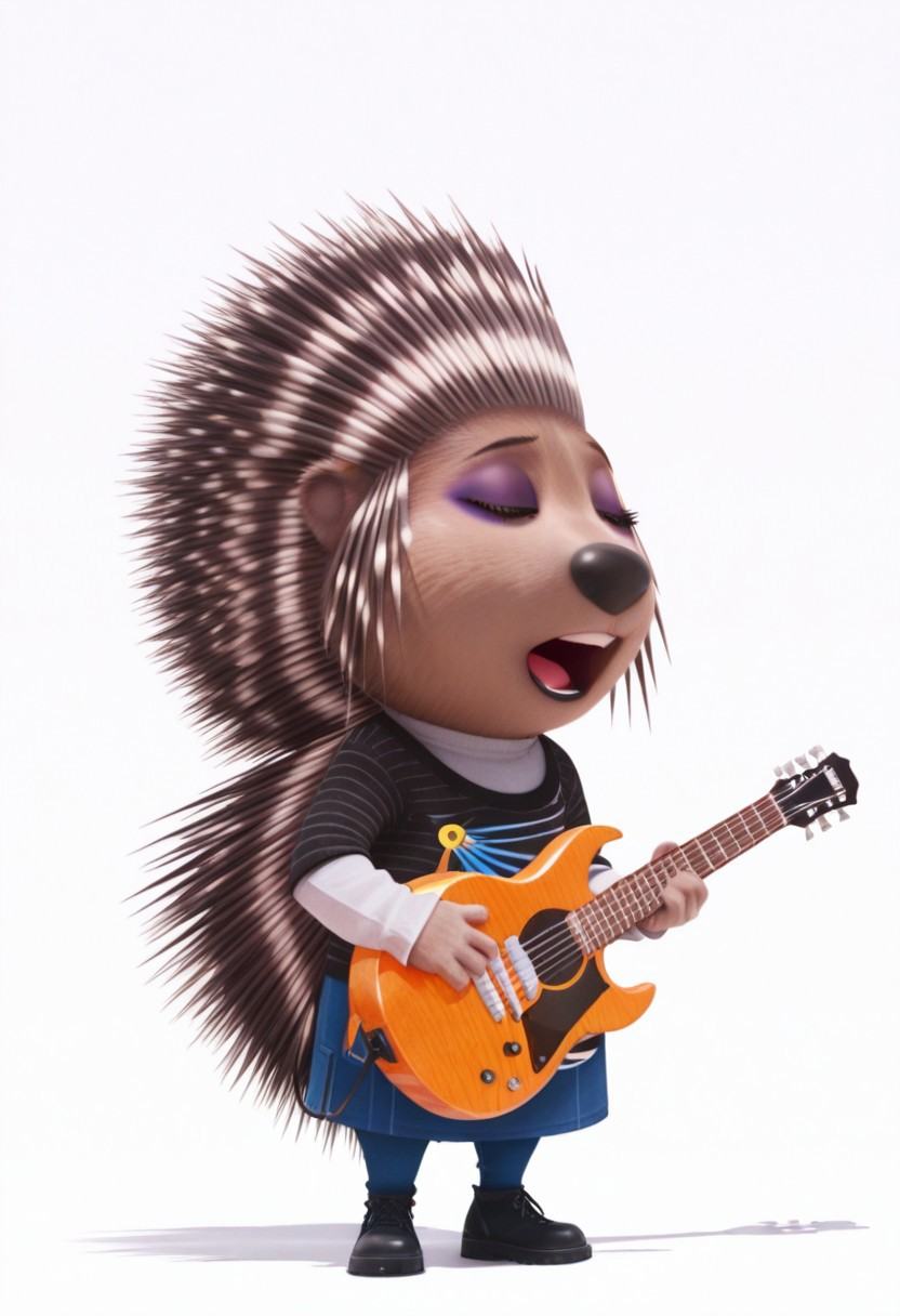 solo,  ashporcupine,  standing on Tensor.Art
