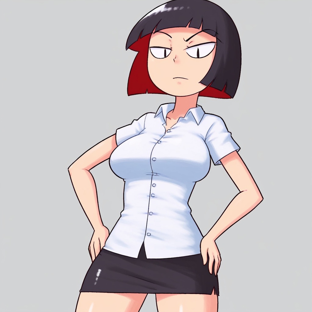 1girl,  Short hair,  solo on Tensor.Art