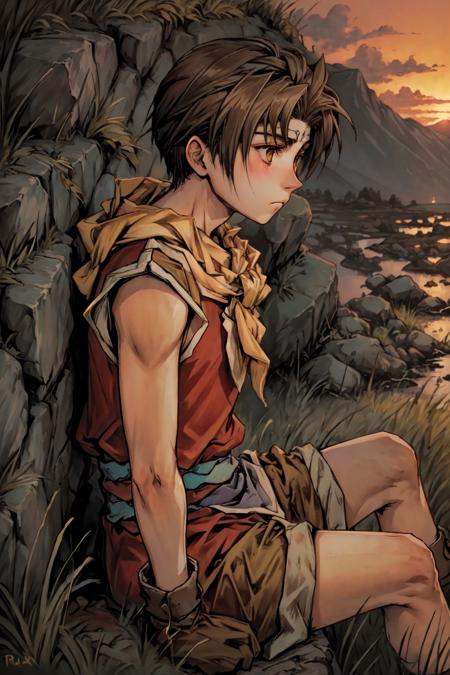 RiouSuikoden,  1boy,  solo on Tensor.Art