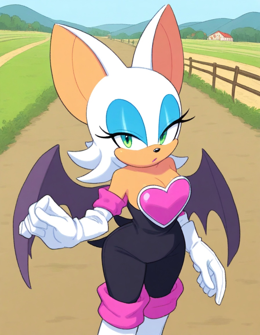 rouge,  animal ears,  bat ears on Tensor.Art