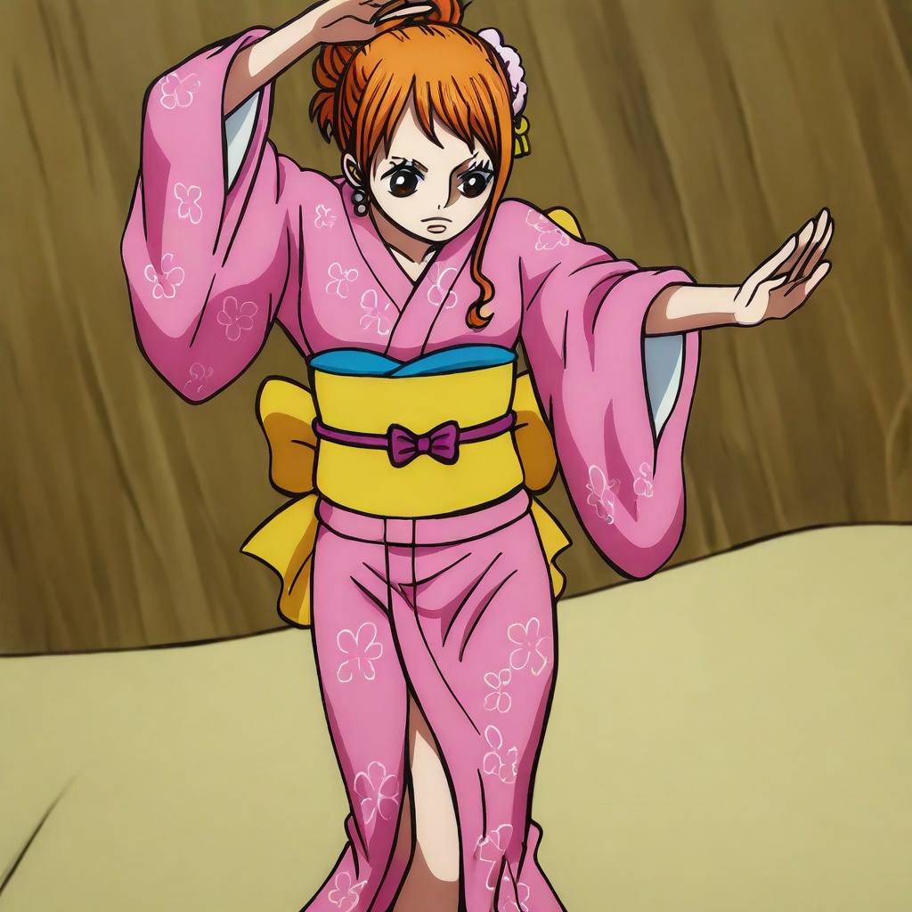 Nami,  standing,  1girl on Tensor.Art