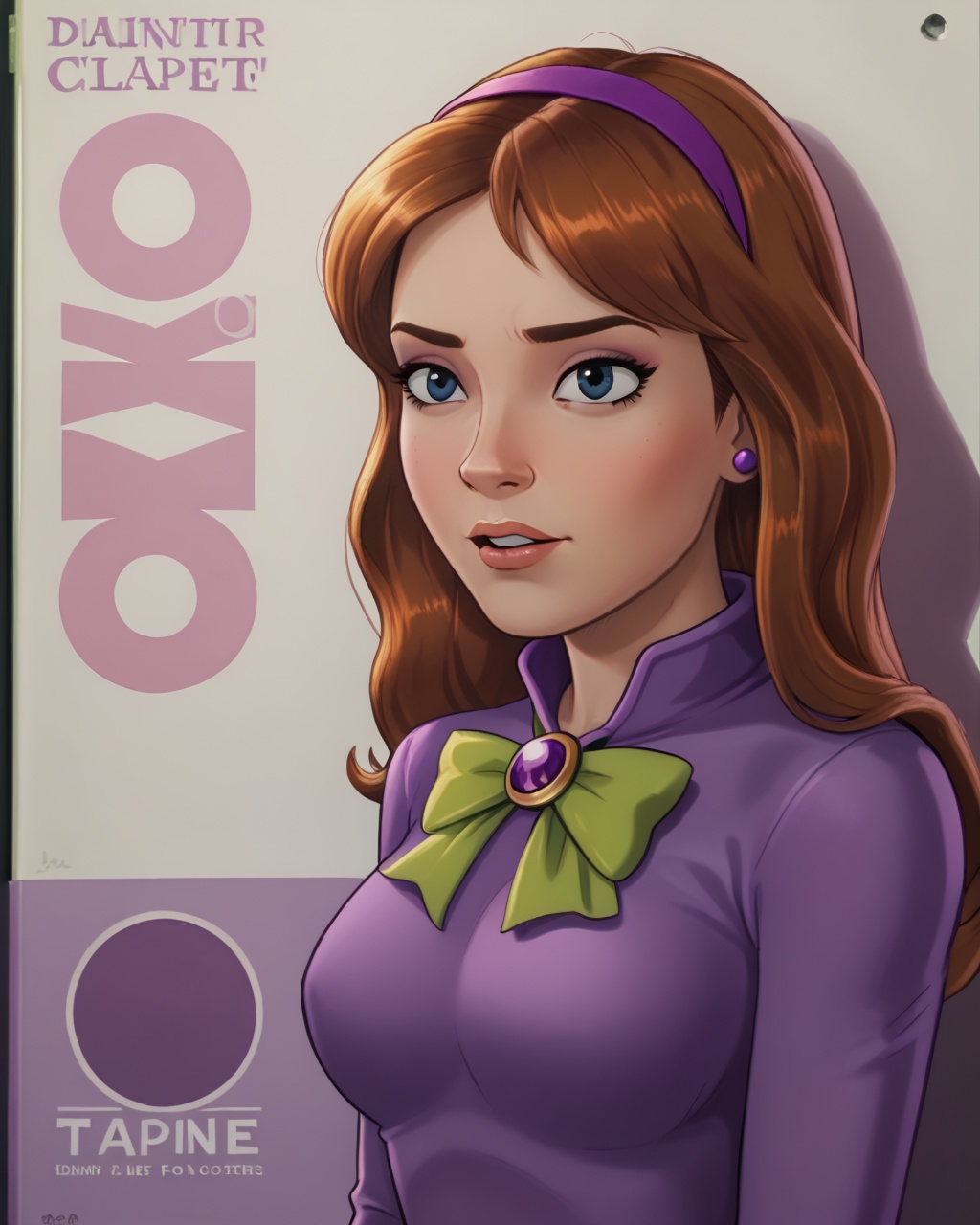 half body potrait,  solo,  daphne blake on Tensor.Art