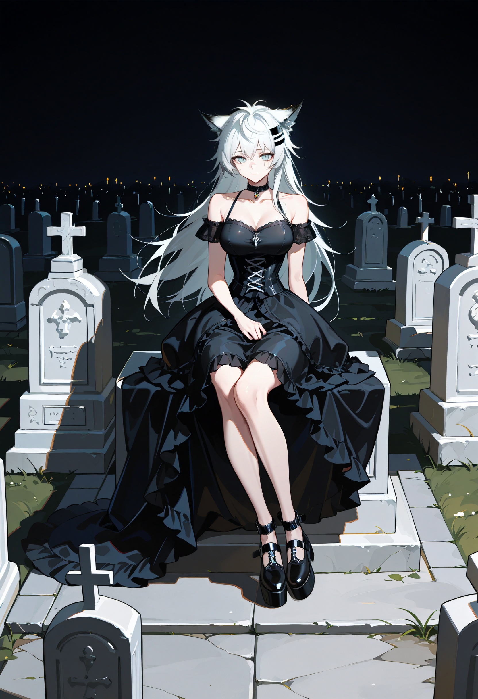solo,  1girl,  dhg dress on Tensor.Art