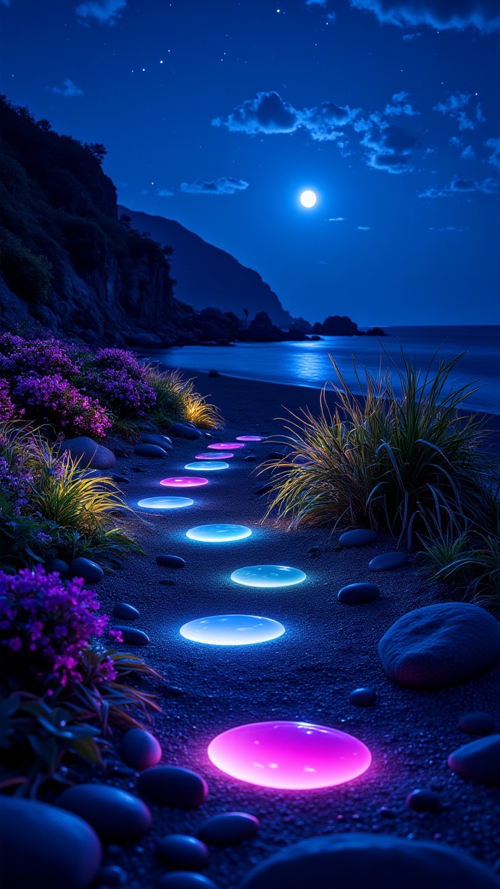 Landscape of a Gustavia,  aidmaglow,  Ambient lighting on Tensor.Art
