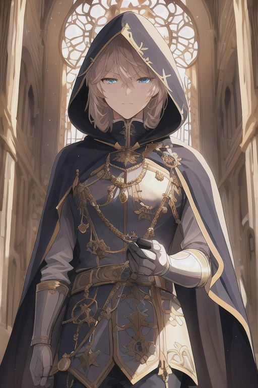 solo,  sharp eyes,  serious expression on Tensor.Art