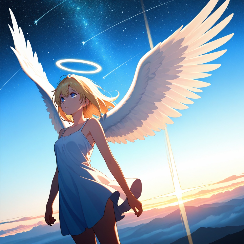 1girl,  angel,  solo on Tensor.Art