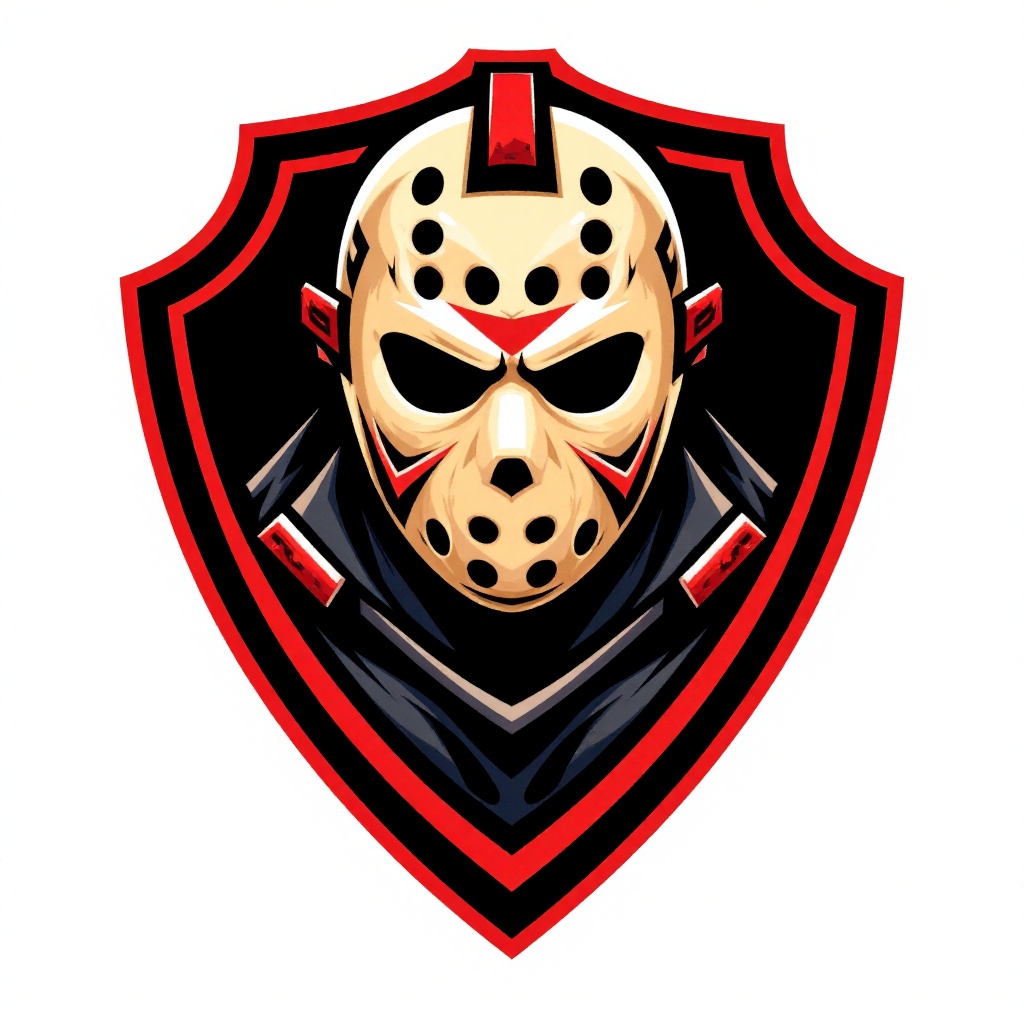 esports,  logo of Jason Voorhees,  scary color on Tensor.Art