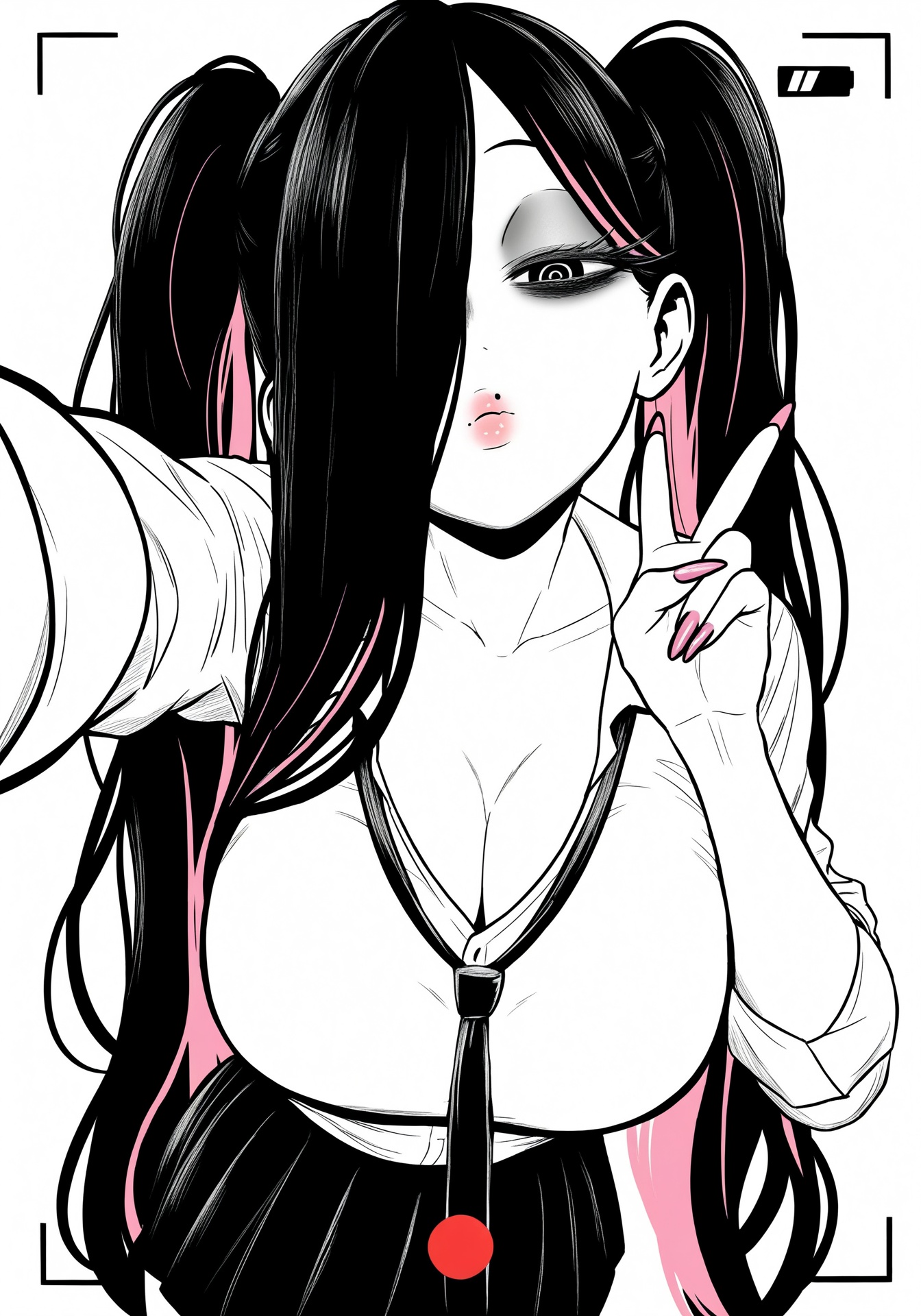 1girl,  solo,  white background on Tensor.Art