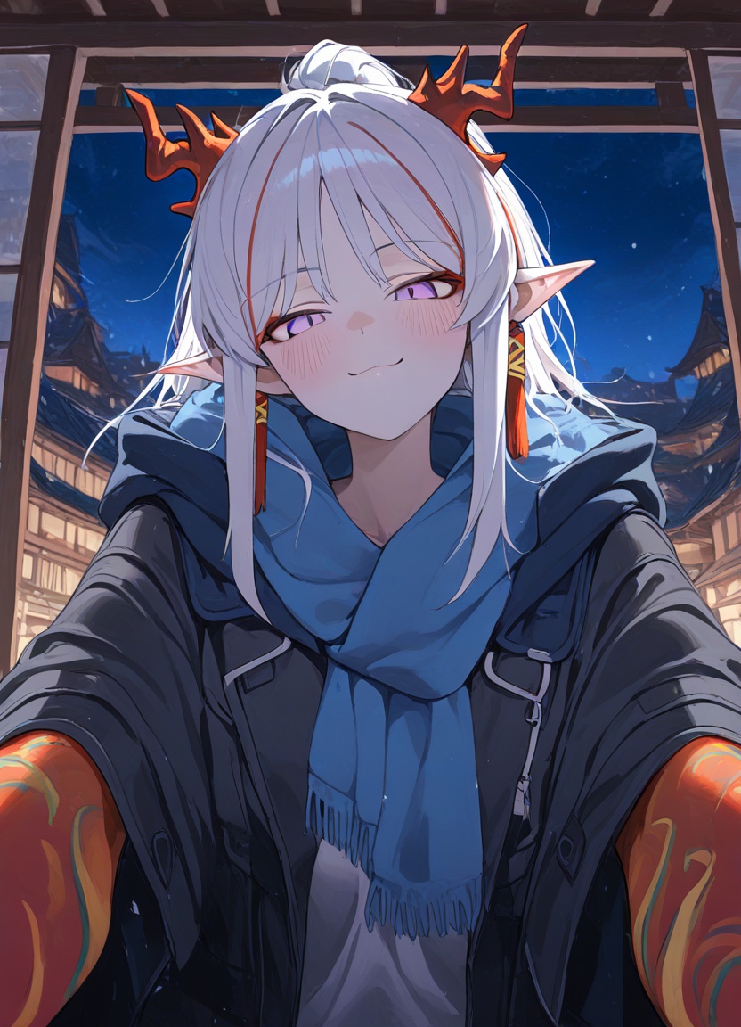 1girl,  nian\(arknights\), on Tensor.Art
