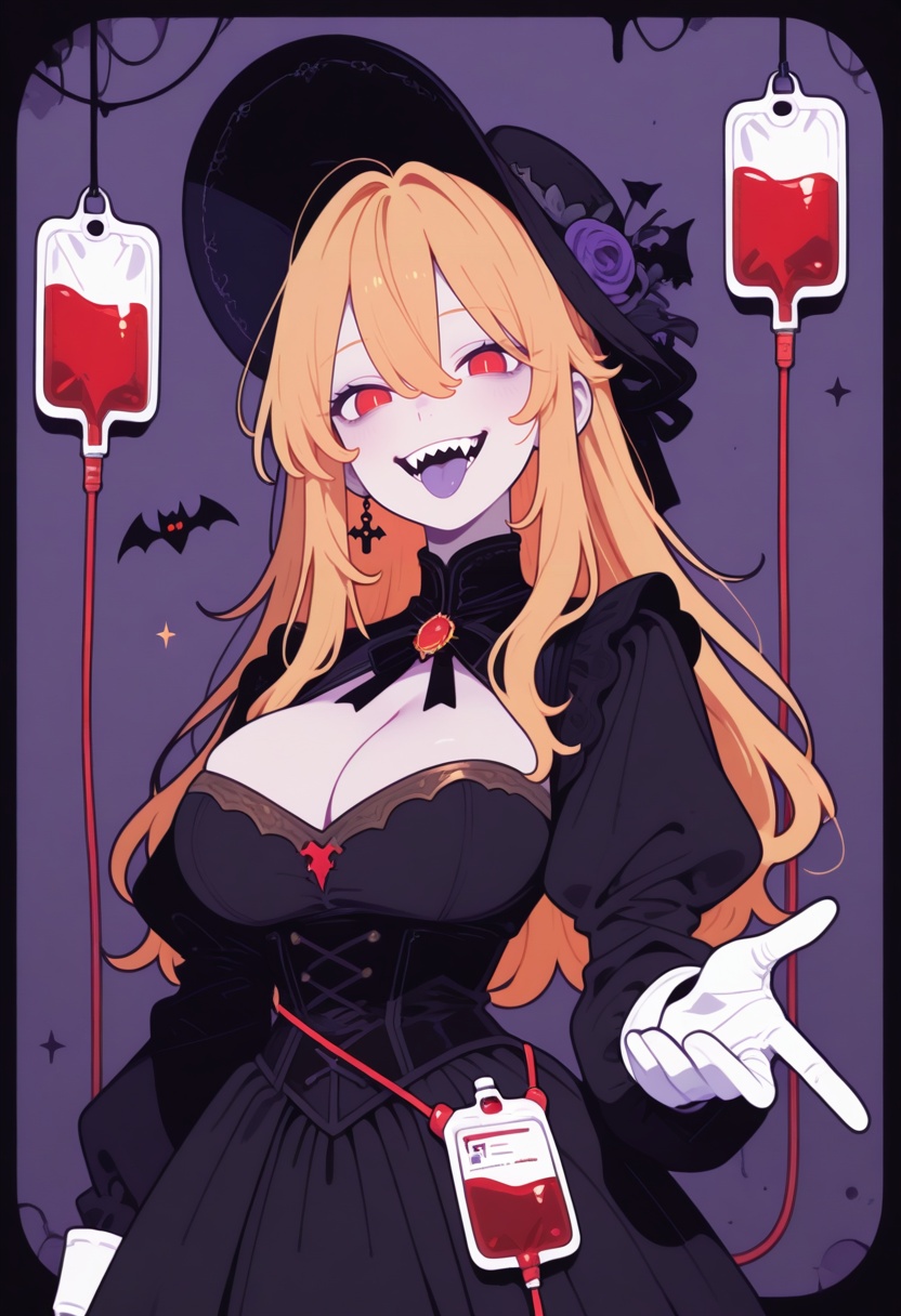 1girl,  gothic horror setting,  detailed background on Tensor.Art