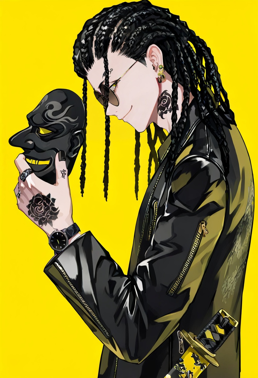 1boy,  male focus,  solo on Tensor.Art