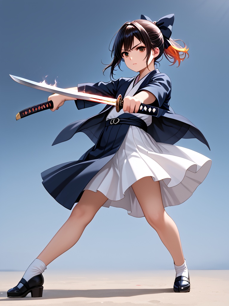 score_9,  source_anime,  holding katana on Tensor.Art