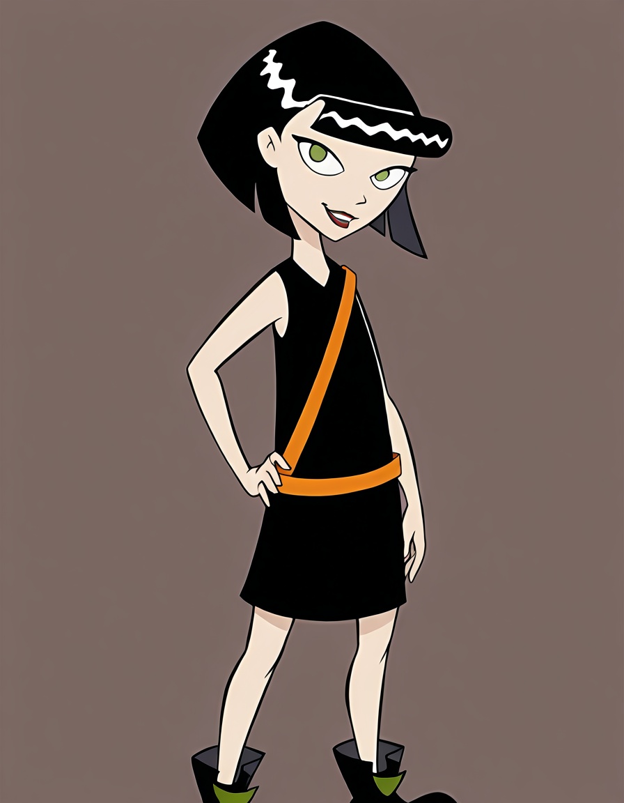 ingridthird,  1girl,  black hair on Tensor.Art