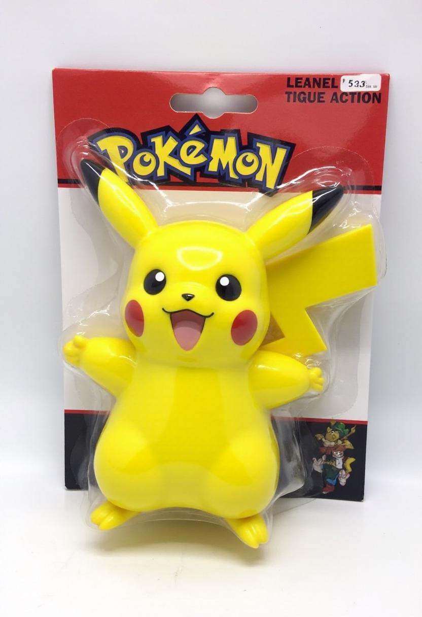 The image is a photograph of a packaged action figure of Pikachu. on Tensor.Art