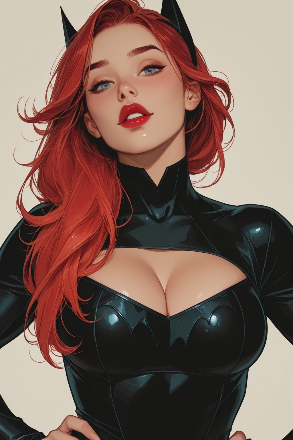 1 woman,  solo,  ((batgirl)) on Tensor.Art