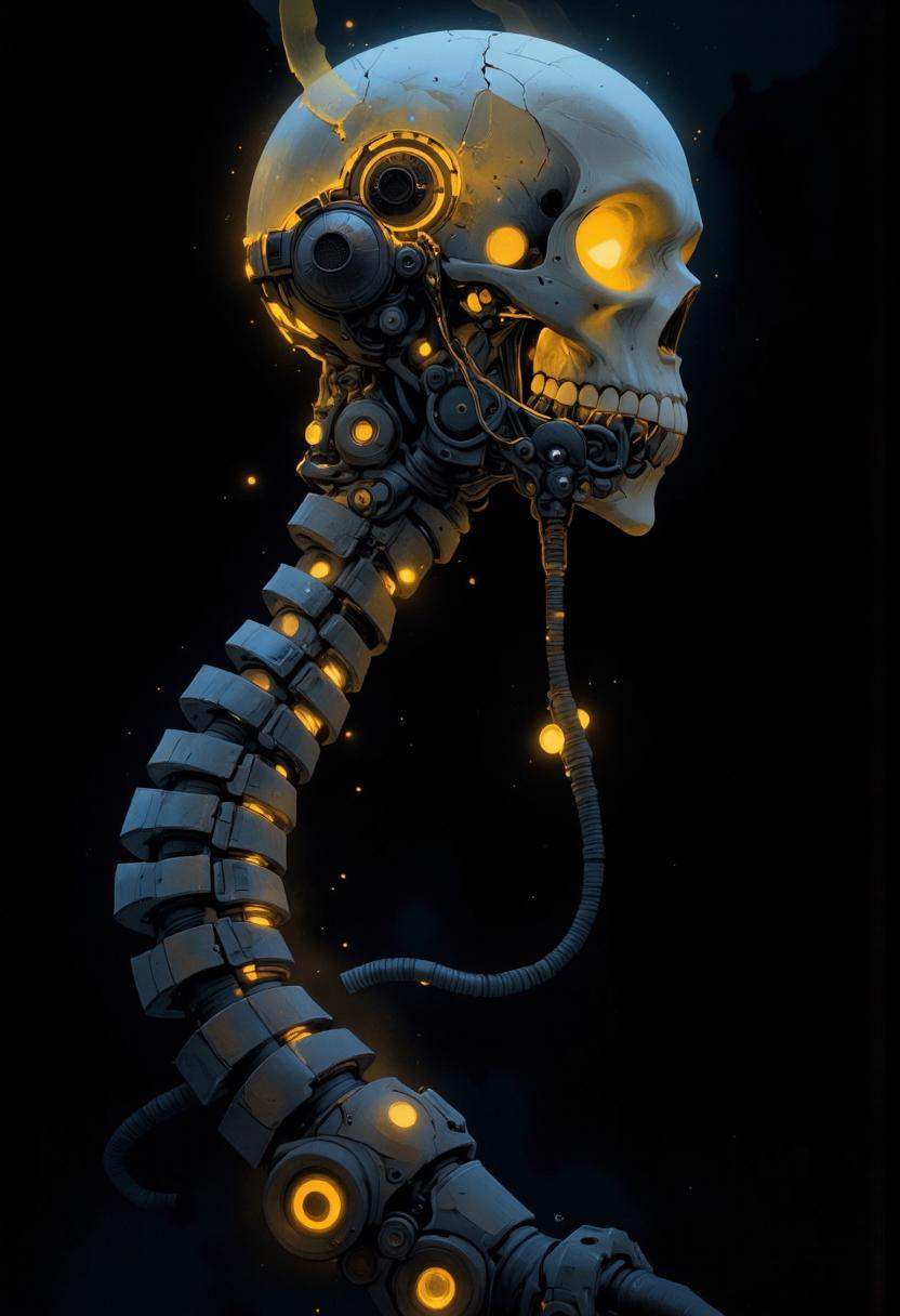 solo,  teeth,  black_background on Tensor.Art