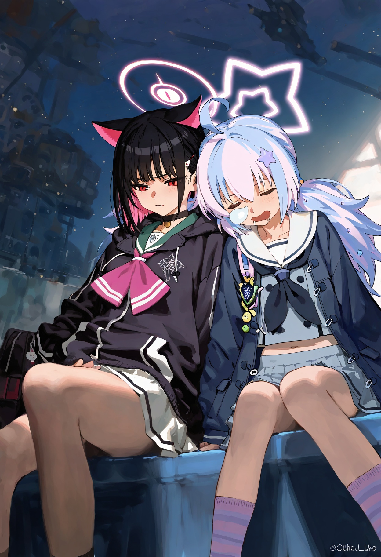 kazusa \(blue archive\),  reisa \(blue archive\),  sfw on Tensor.Art