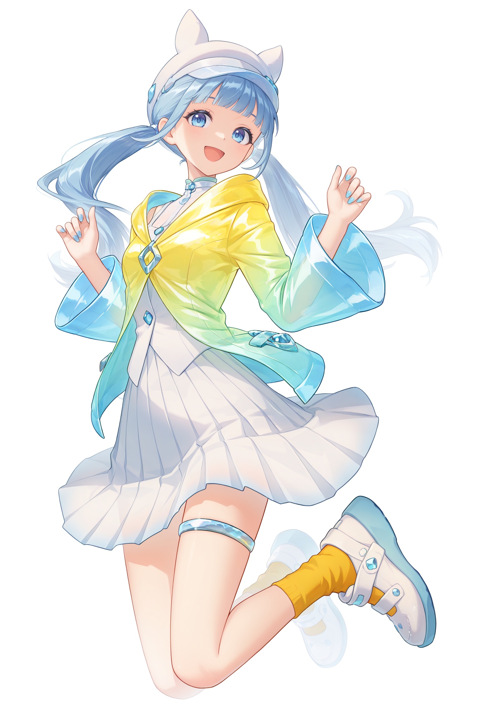 Nanafey,  yellow socks,  solo on Tensor.Art