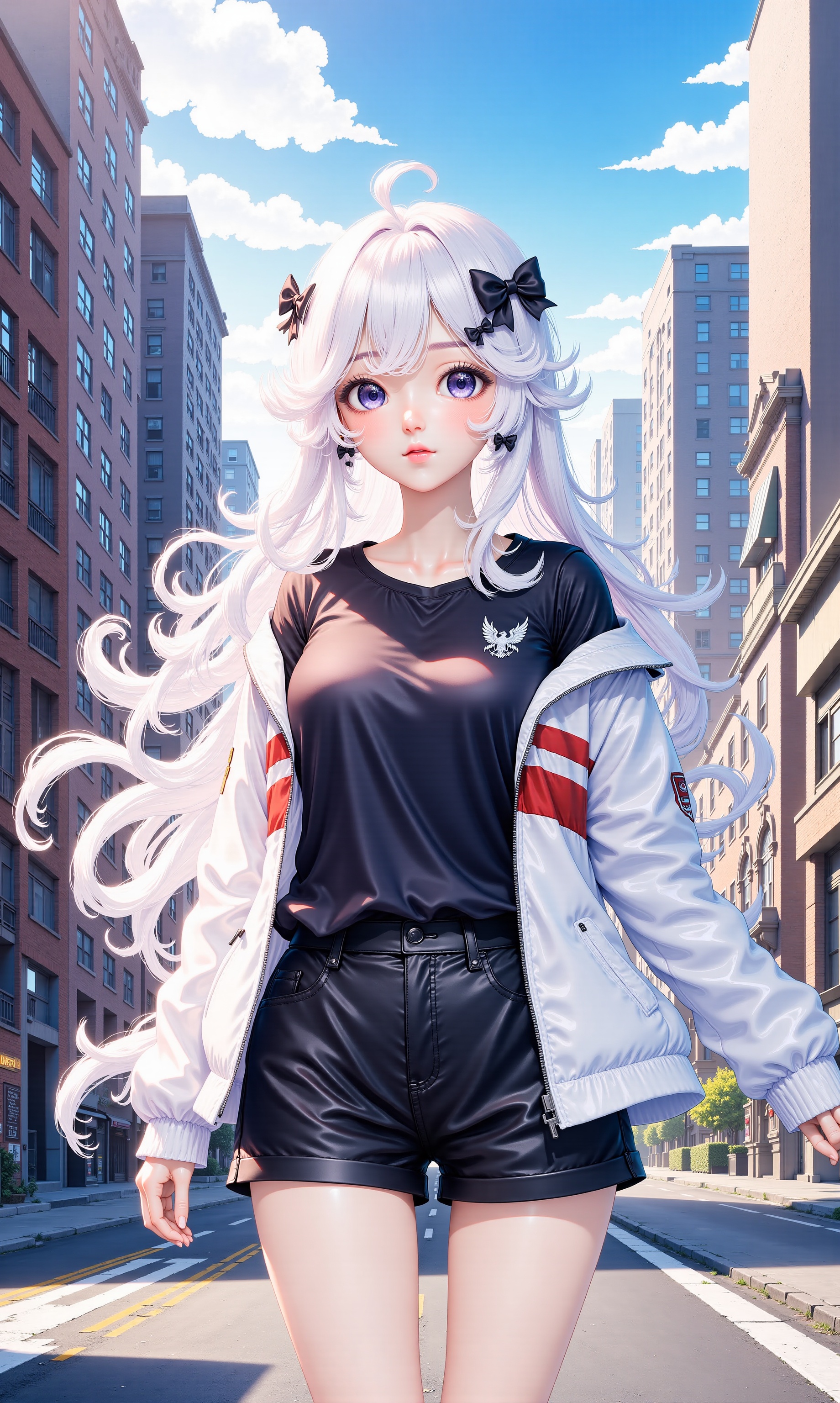 An anime girl,  full body,  wide_shot on Tensor.Art