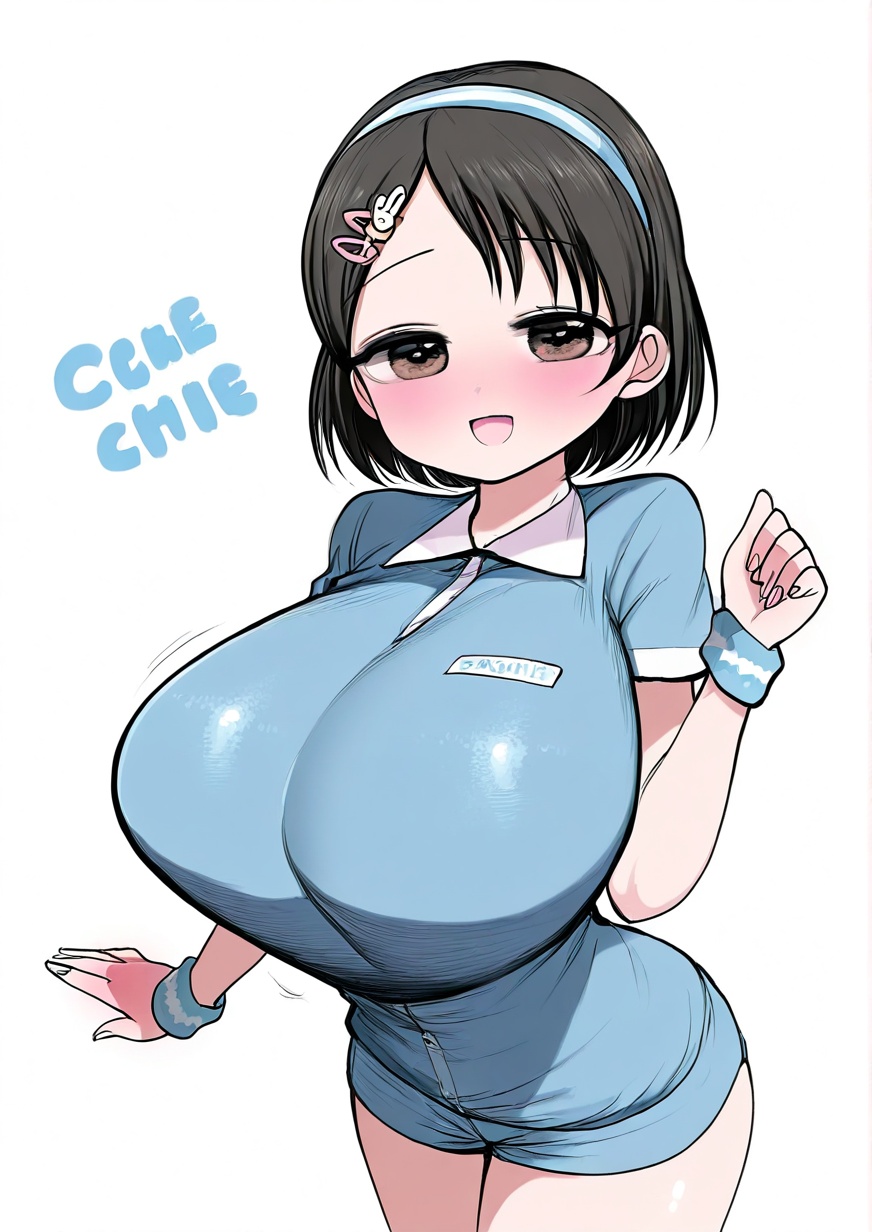 1girl,  sasaki chie,  huge breasts on Tensor.Art