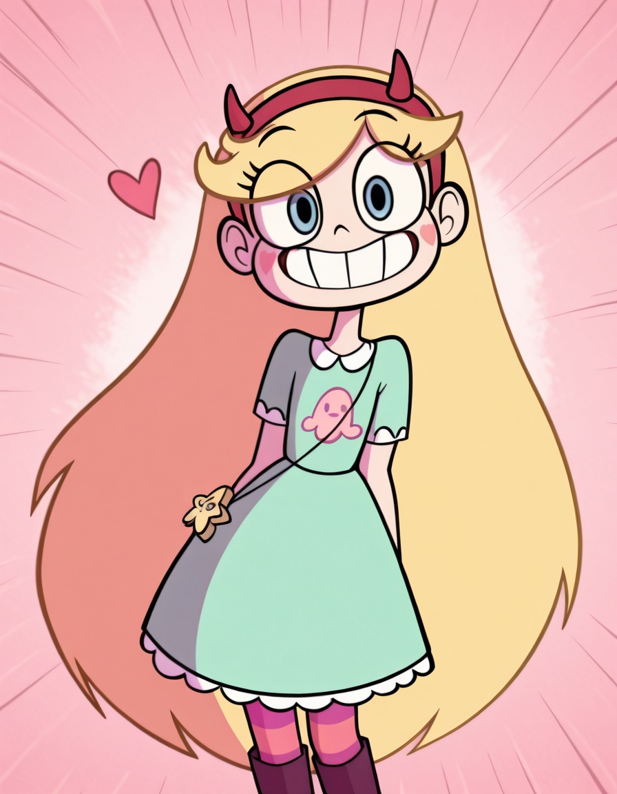 starbutterfly,  1girl,  blonde hair on Tensor.Art