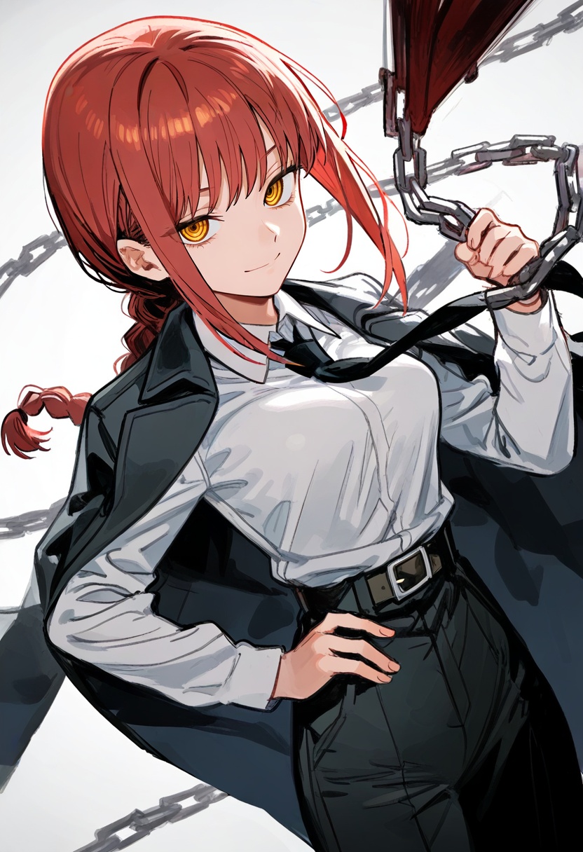 1girl,  makima \(chainsaw man\),  chainsaw man on Tensor.Art