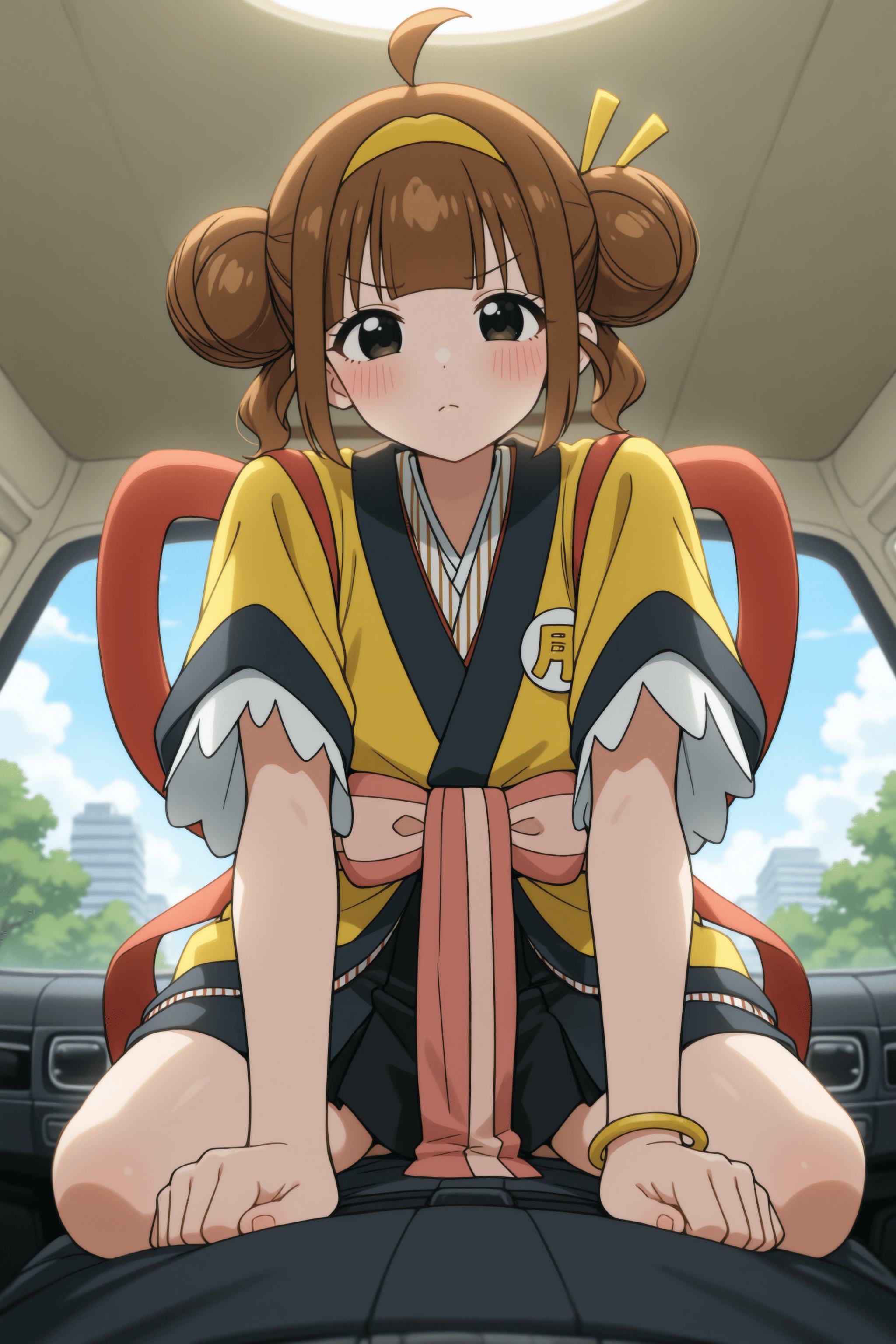 1girl,  imadake tsukimi tabemi,  brown hair on Tensor.Art